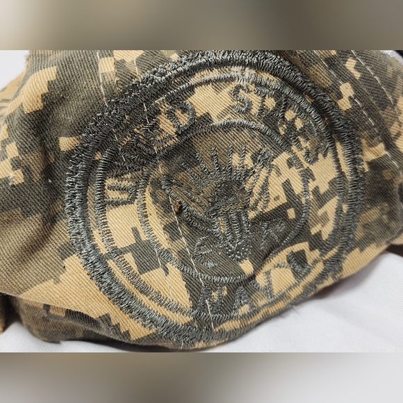 United States Navy Triple Logo Adult Hat Cap Adjustable Hook & Loop Digital Camo - Picture 5 of 12